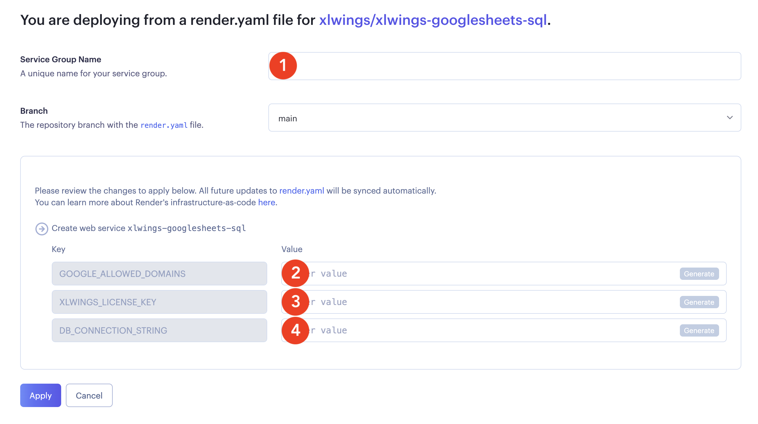 Google Sheets SQLite